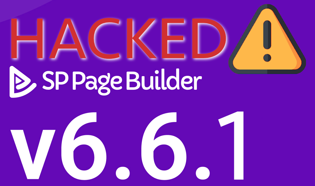 Joomla hacked vía SP Page Builder